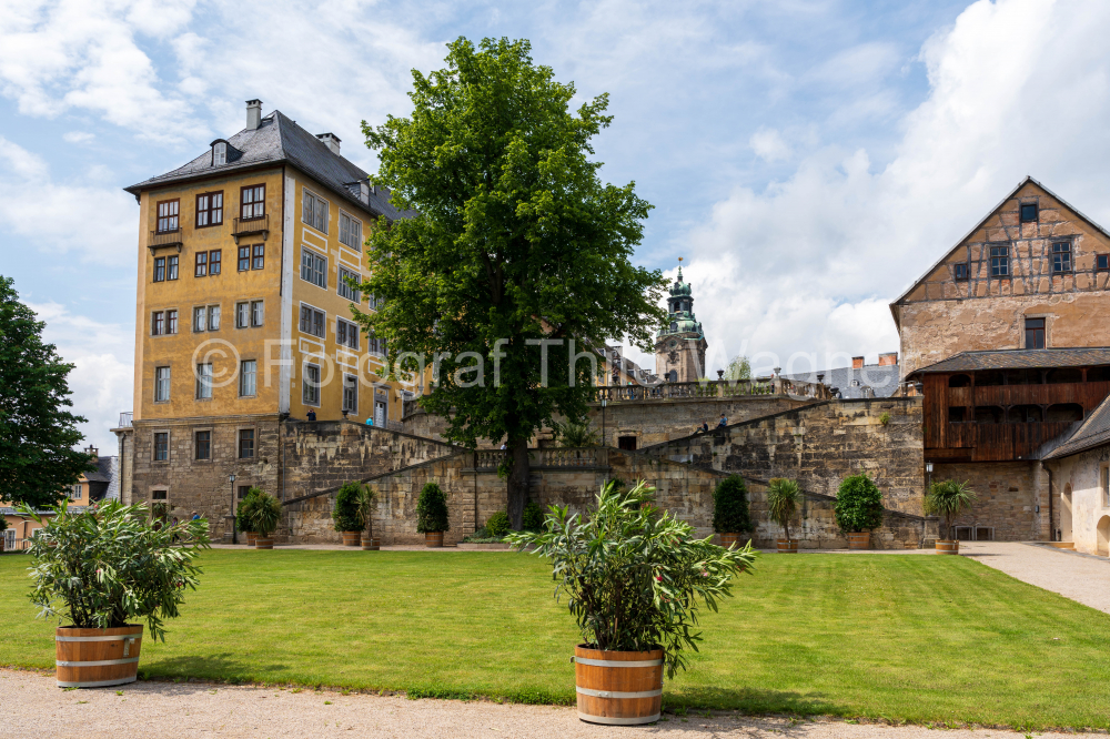 Residenzschloss Heidecksburg. Schloss Heidecksburg in Rudolstadt, Thüringen, Deutschland